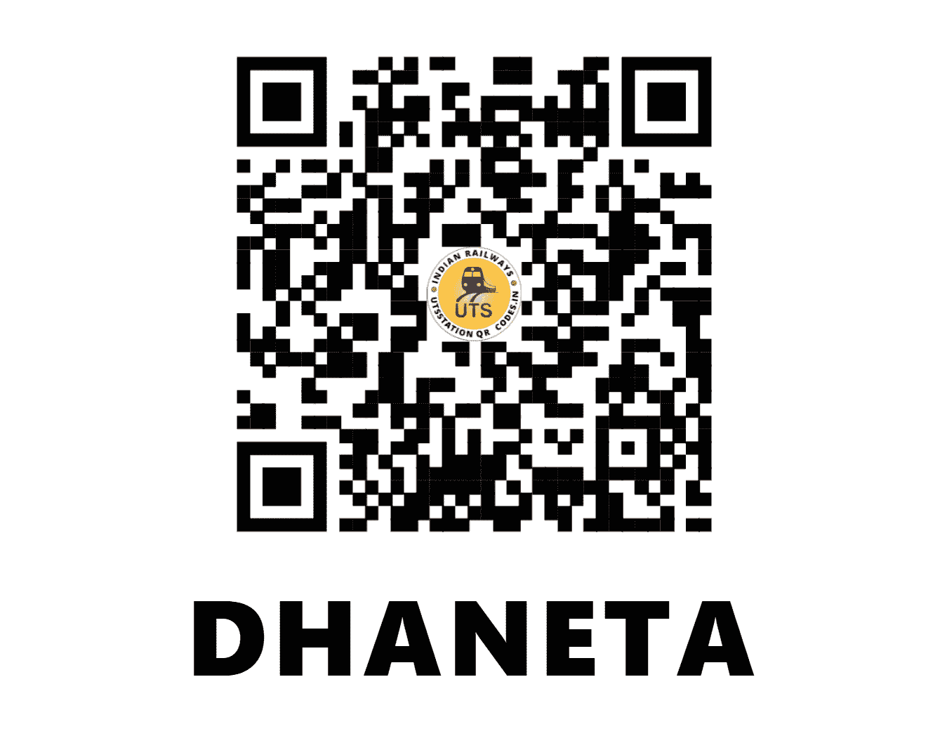 UTS QR Code for DHANETA - DAN (NR - UTTAR PRADESH)